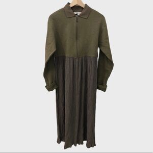 NORDSTROM sweatshirt chiffon dress